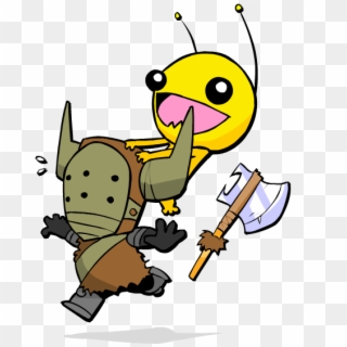 Alien And Barbarian Tall - Alien Hominid Castle Crashers Clipart
