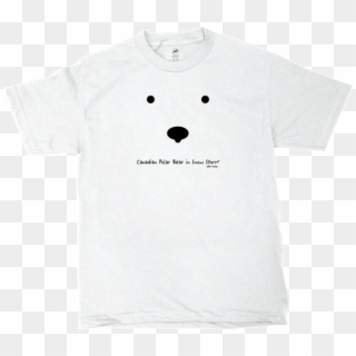 Polar Bear In Snow Storm T-shirt - Polar Bear In Snow Storm T Shirt Clipart