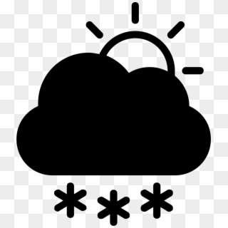 Snow Storm Day Symbol Of Winter Weather Comments - Simbolo De Tormenta De Nieve Clipart