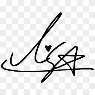 Signature Of Lisa - Lisa Blackpink Signature Clipart