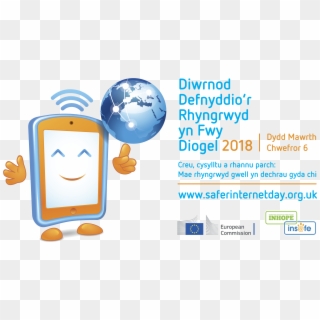 Also Available In Welsh - Safer Internet Day Clipart