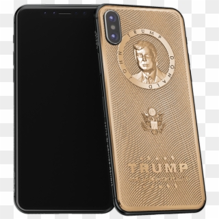 Donald Trump Golden Iphone - Donald Trump Gold Plated Iphone Clipart