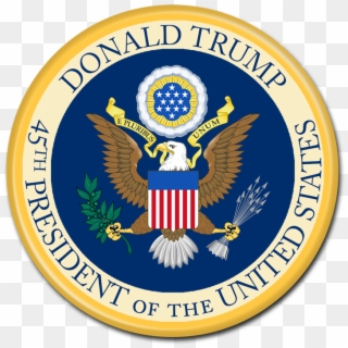 President Donald Trump - Us Embassy Seal Clipart