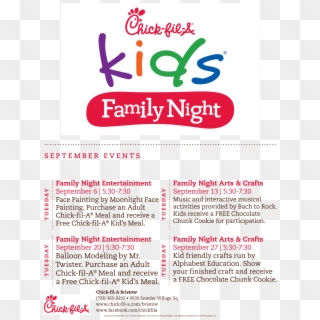 Chickfilasept2 - Chick Fil A Kids Night Clipart