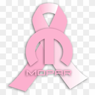 Mopar Breast Cancer Awareness Ribbon - Illustration Clipart