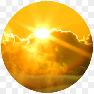 Cloud Shine Beam Sun Sunrise Yellow Aesthetic Circle - Happy Birthday Cousin Sunshine Clipart