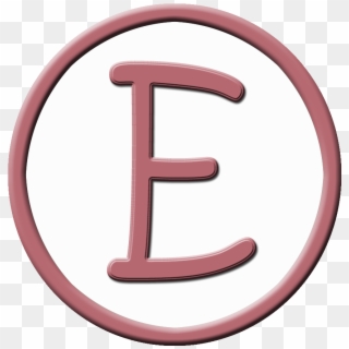 Letter E Png - Circle Clipart