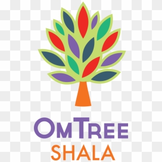 Omtree-color - Om Tree Shala Clipart