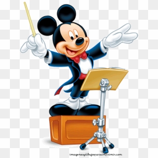 Mickey Mouse Director De Orquesta - Mickey Mouse Conductor Clipart