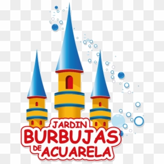 Logo Burbujas - Jardin Burbujas De Acuarela Clipart