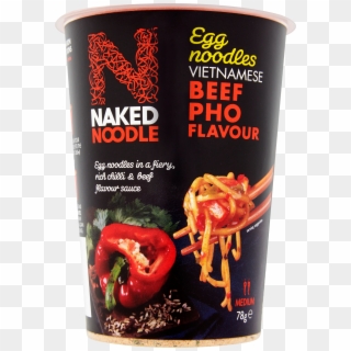 Naked Noodle - Beef Pho Noodle Pot Clipart