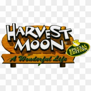 Harvest Moon Logo Png - Harvest Moon A Wonderful Life Special Edition Logo Clipart