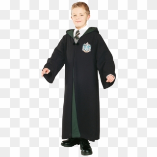 Child Harry Potter Slytherin House Deluxe Robe - Costume Harry Potter Luxury Clipart