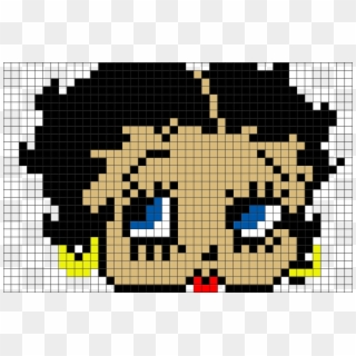 Pixel Art Betty Boop Clipart
