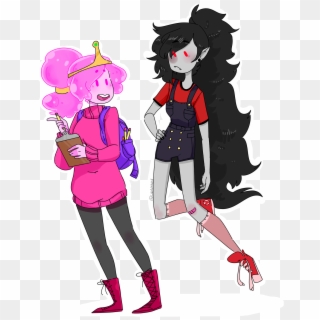 Marceline And Bubblegum Style Clipart