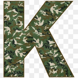 B *✿* Military - Camouflage Letter B Clipart