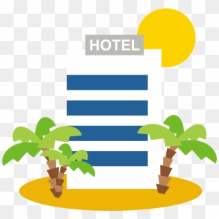 Vector Royalty Free Stock Travel Cartoon Transprent - Hotel Drawing Png Clipart