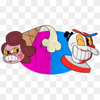 Cuphead-the Kiss/el Beso By Jaegh123 Clipart