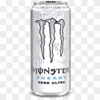 Ultra White - Monster Energy White Can Clipart