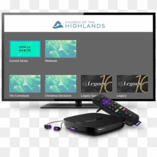 Highlands Roku Tv App - Tv With Internet Clipart