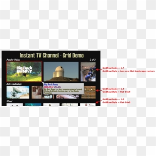 The Sample Roku Channel Shown Below Uses A Different - Big Buck Bunny Clipart