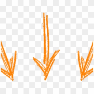 Drawn Arrow Orange - Business Clipart