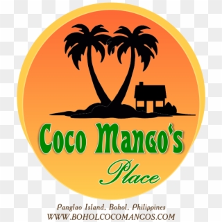 Coco Mangos Place Logo - Simple Palm Trees Drawing Clipart
