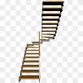 Half Landing Stairs Design And Decorate Your Ⓒ - 3d Stairs Transparent Clipart