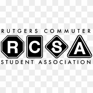 Rutgers Commuter Student Association Rcsa Logo Black - Graphic Design Clipart