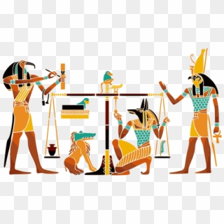 Ancient Egyptian Religion Anubis Maat Duat - Scale Of Maat Clipart
