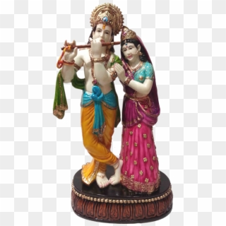 Marble Radhe Krishna Statue - Figurine Clipart