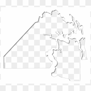 Outline Map Of Duval With An Inner Shadow, Producing - Jacksonville Clipart