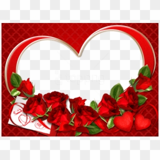 Free Png Best Stock Photos Red Roses Love Transparent - Love Transparent Frame Clipart
