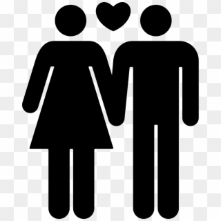 Couple Of Man And Woman In Love Comments - Man And Woman In Love Icon Clipart