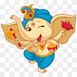 Visit - Baby Ganesha Clipart