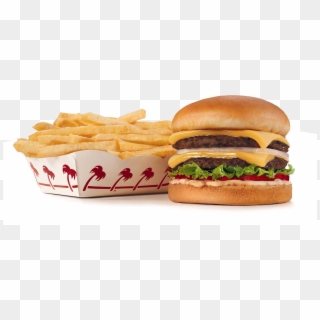 And Nearly Every Piece Of In Store Artwork - N Out Burger Meal Clipart