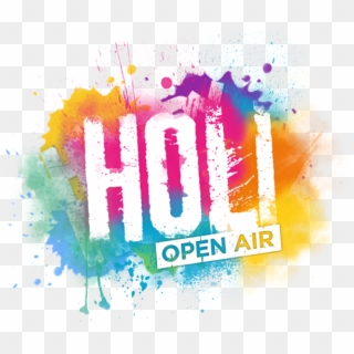 Happy Holi Text Png ➤ Download - Festival Of Colours Tour Clipart