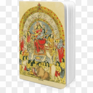 Dailyobjects Goddess Durga With Baby Krishna A5 Notebook - Emblem Clipart