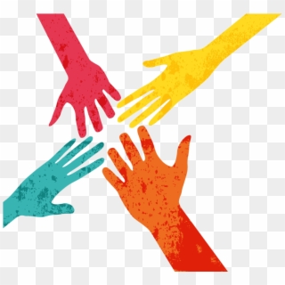 Hands Together Png - Hand Together Logo Png Clipart