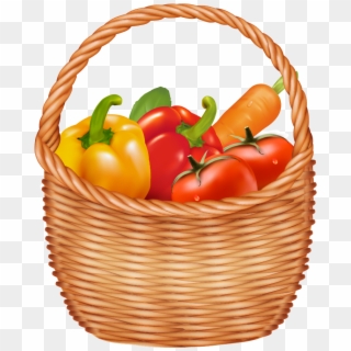 Vegetable Basket Clipart - Png Download