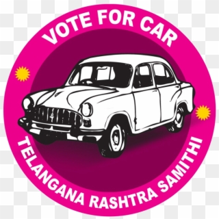 Vote For Car - Telangana Rashtra Samithi Clipart