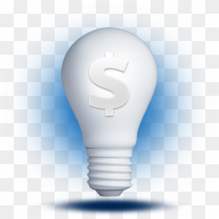 3d White Lightbulb Smat Option Loan Featuredcontent - Incandescent Light Bulb Clipart
