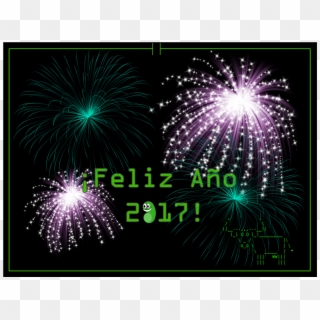 Happy New Year Fireworks - Fireworks Clipart