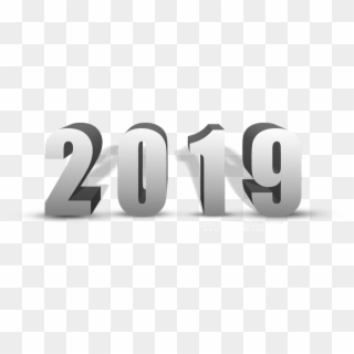 2019 3d New Year Text Png 2019 Happy New Year Editing - Graphic Design Clipart
