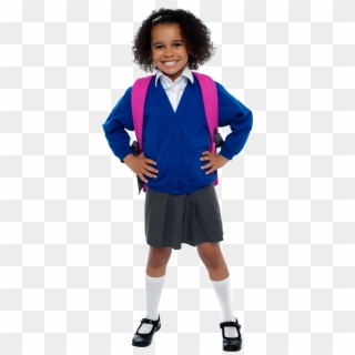 Young Girl Student Png Photo - Boy In School Uniform Png Clipart