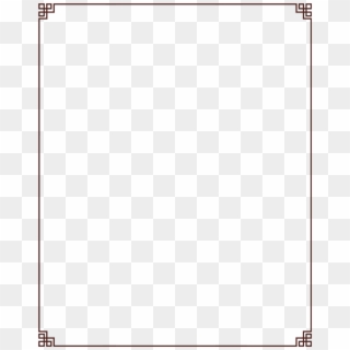 Angle Area Pattern Point Traditional Line Borders Clipart - Simple Victorian Border - Png Download