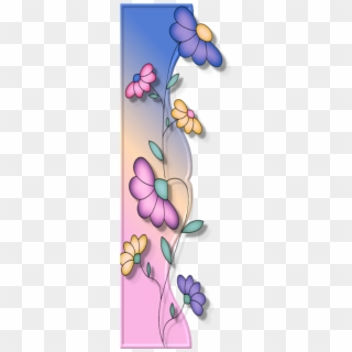 Good Background Technique For Quilling Pieceslayer - One Side Flower Design Clipart