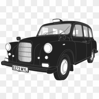 Austin Fx4 - British Taxi Png Clipart