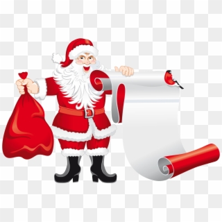 Scrap Santa Claus, Saint Nicholas, Father Christmas, - Christmas Santa Png Clipart