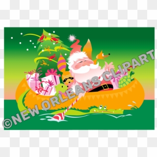 Papa Noel Cajun Christmas - Cajun Christmas Clip Art - Png Download
